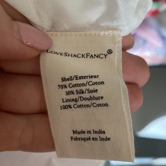 LoveShackFancy cotton and silk tropical flower skirt - Picture 4 of 4